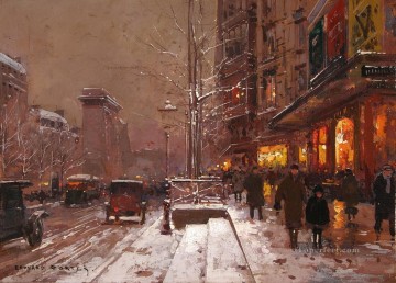 EC st denis winter 1 Parisian Oil Paintings